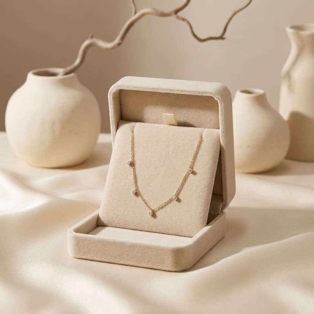 Joalheria em uso - Elegância